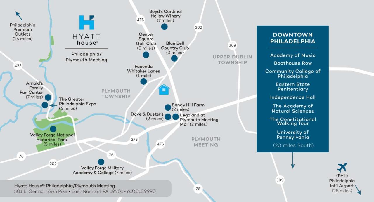 Отель Hyatt House Philadelphia/Plymouth Meeting East Norriton Экстерьер фото